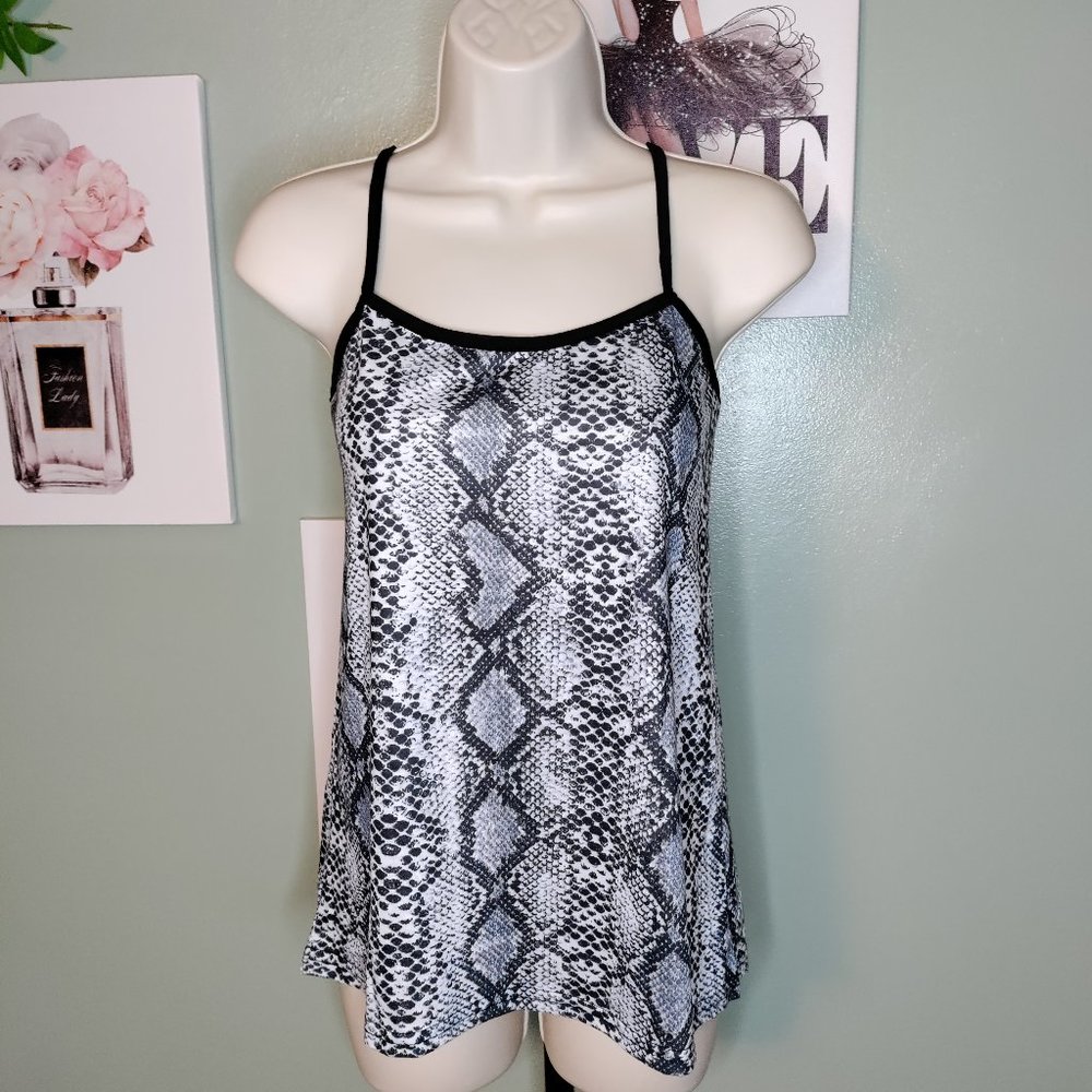 Snakeskin Print Tank Top
